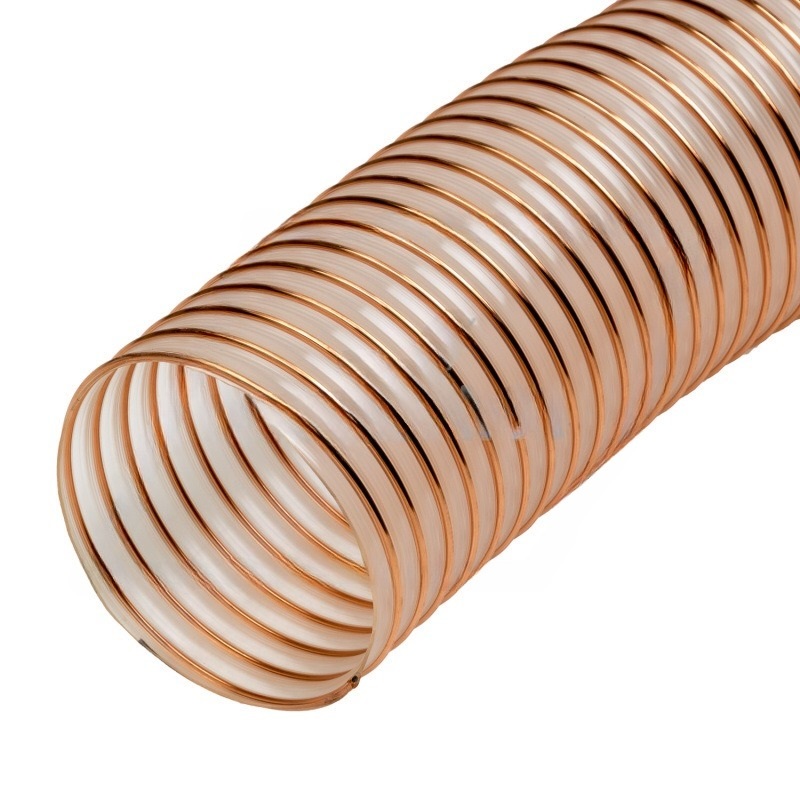 gaine transparente tuyau aspire feuille